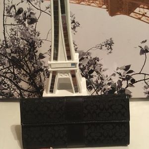 Authentic Coach Trifold Wallet